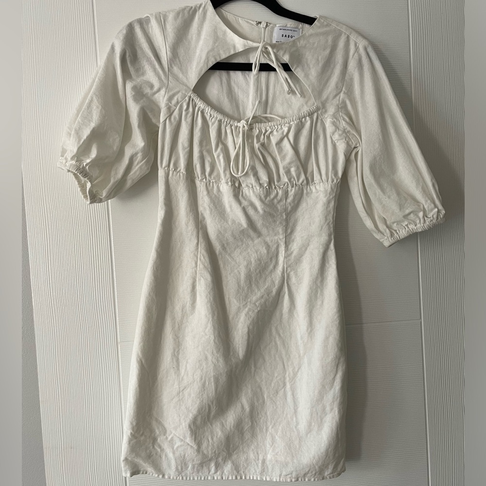 White Sabo Skirt Dress